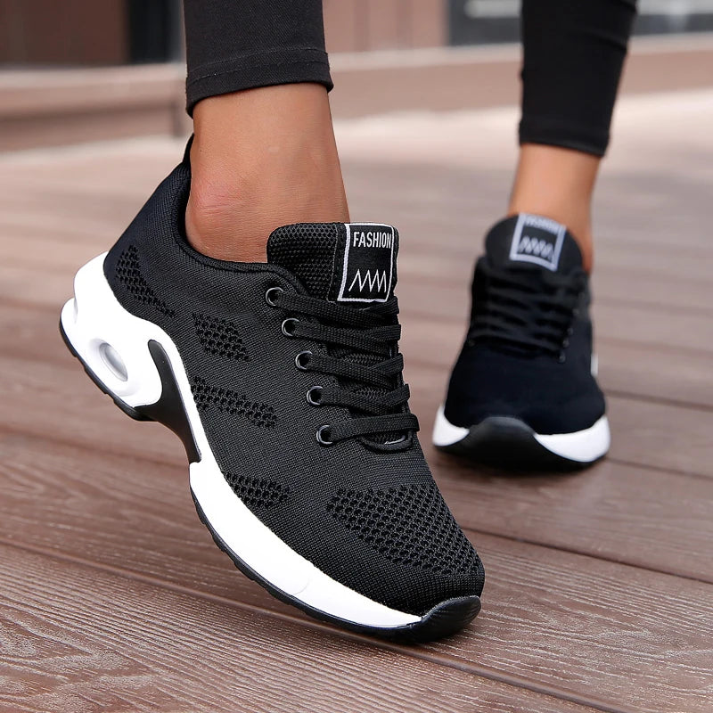 Women Platform Casual Sneakers Shoes Mesh Breathable Running Shoes Chunky Summer Sports Tennis Shoes 2024 Luxury Vulcanize Shoes