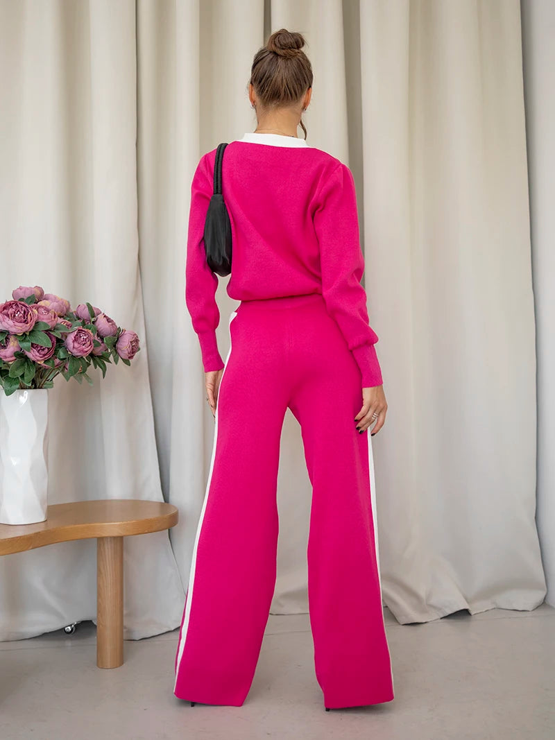 Rita Pajamas | Women Knitted Suit | Two Piece Tracksuit for Women