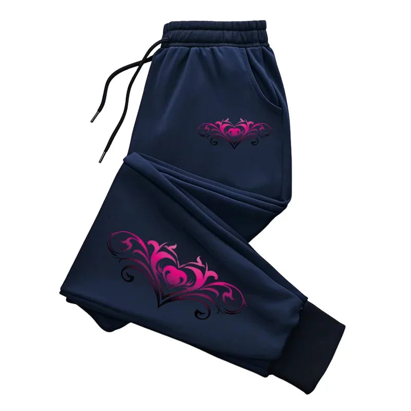 Quality Women's Sweatpants Fashion Printing Casual Street Pants Outdoors Jogging Sports Trousers Daily Office Home Woman Pants