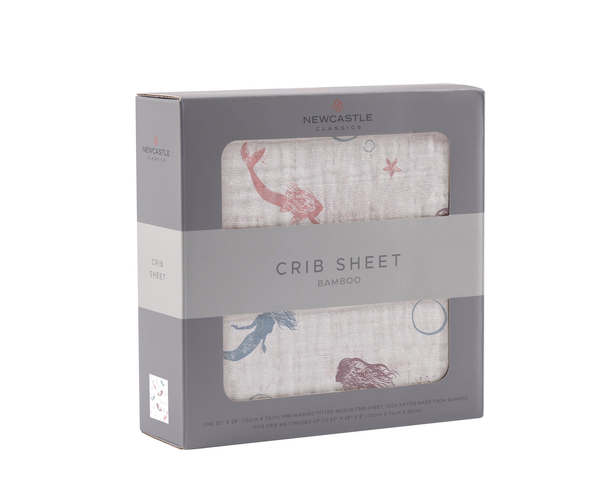 Bamboo Muslin Crib Sheet