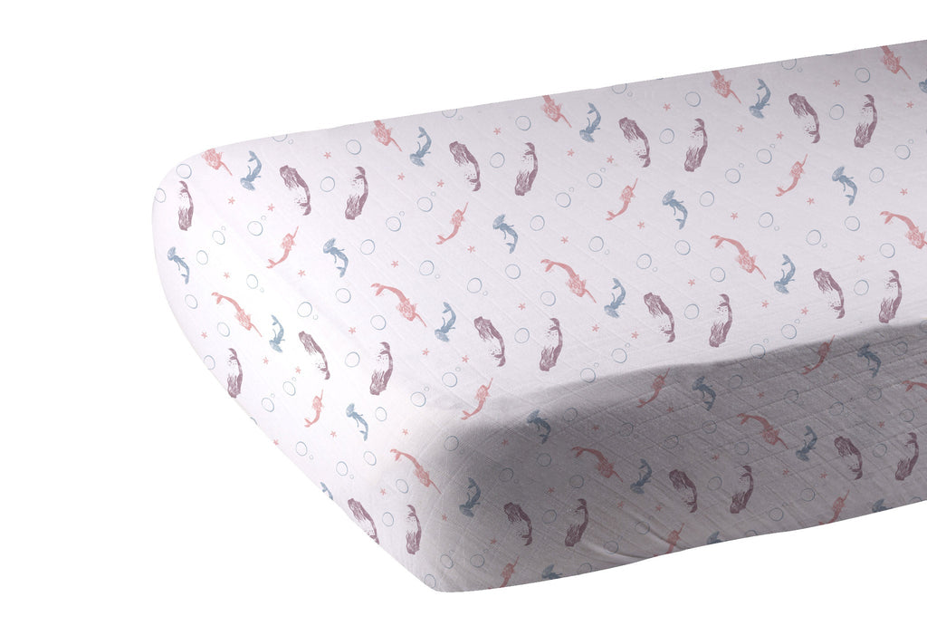 Bamboo Muslin Crib Sheet
