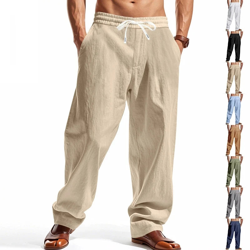 Linen Wide Leg Trousers — Summer Collection