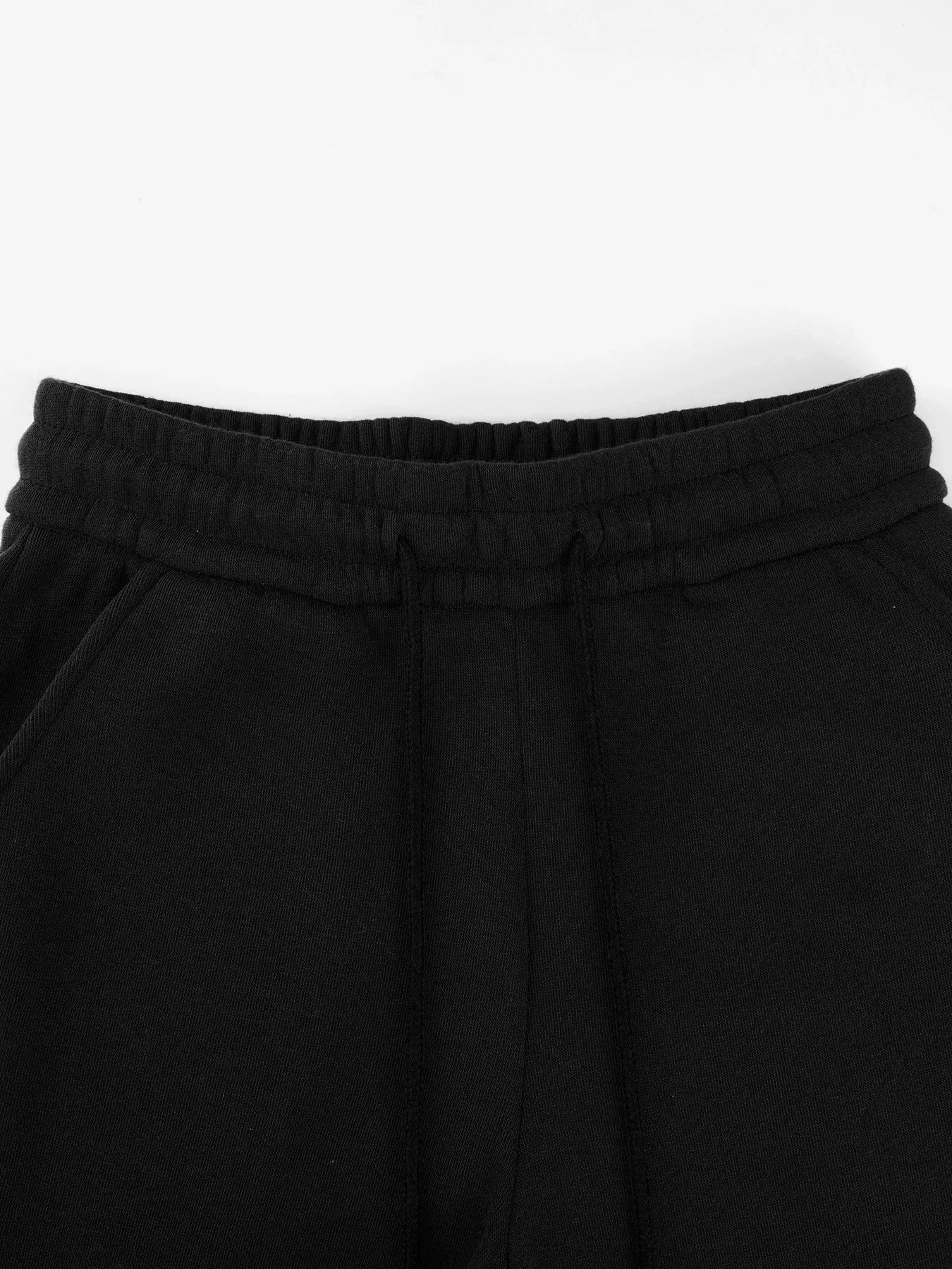Autumn Fleece Sport Hoodie Set Man's Solid Running Comfy Long Pant Casual Simple Clothes Basic Warm Street Pullover Pocket Pants