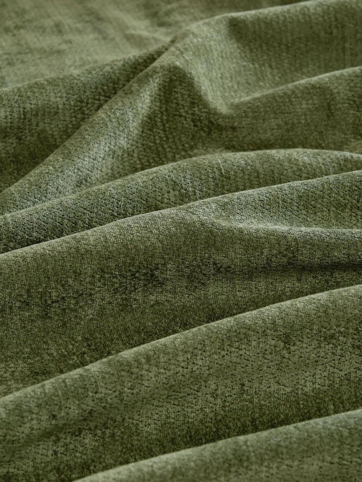 109" Modern Cloud L-Shaped 3-Seater Oversized Deep Seat Chenille Fabric Sofa Green Modular Sectional with Ottoman