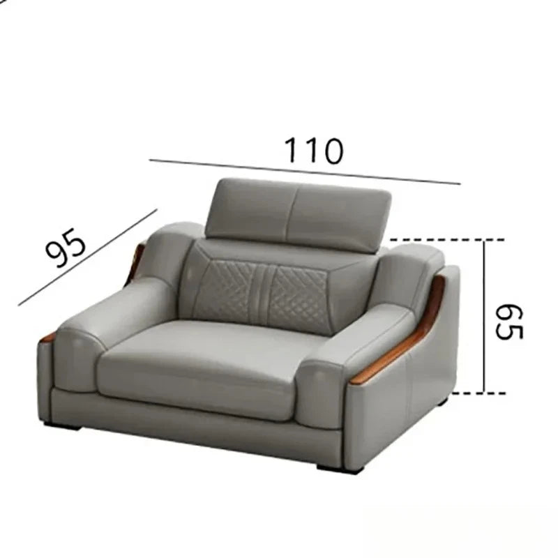 Milano Leather Sofa — Designer Collection