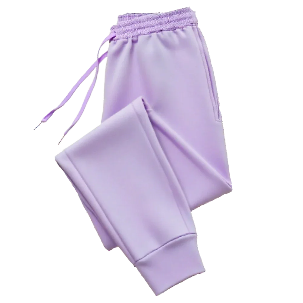 Women's Basic Essential Fleece Sweatpants for Autumn and Winter - High Quality Fashion Sports Joggers
