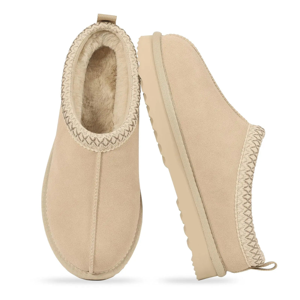 Eyriphy, Size 36 to 42, Winter Boots Women's Warm Fur Low-top Snow Fashion Shoes