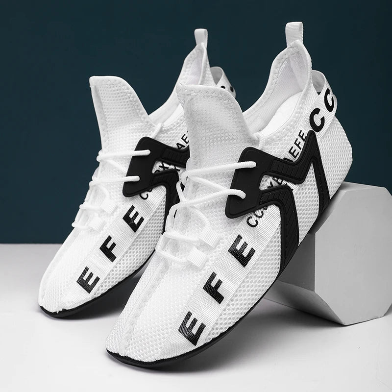 Mesh Men's Shoes Fashion Summer Breathable Sports Shoe Men's Sneakers Lightweight Walking Casual Tennis Shoe