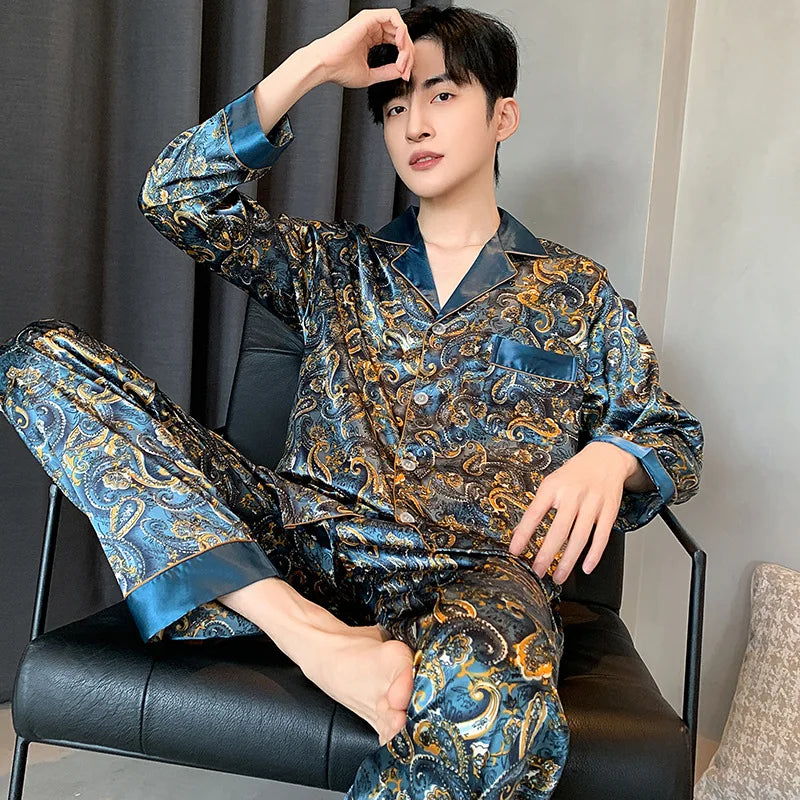 Silky Sleep Outfits for Men