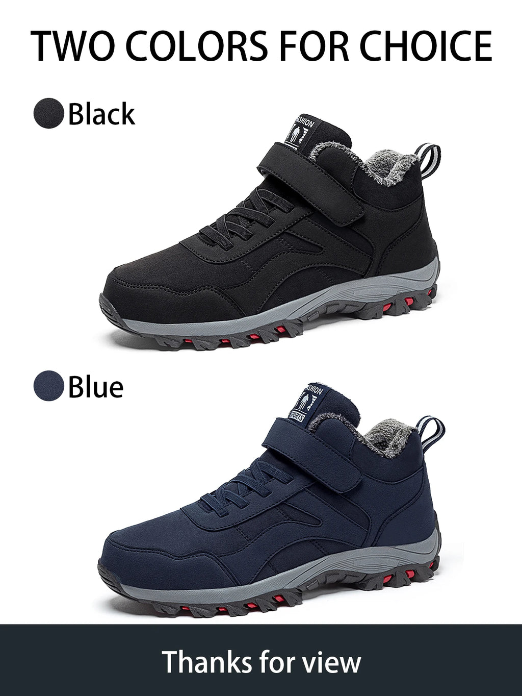 Warm Winter Shoes Men
