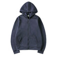 2025New Trendy Sweatshirt Coat Front Pockets Warm Zipper Lamb Wool