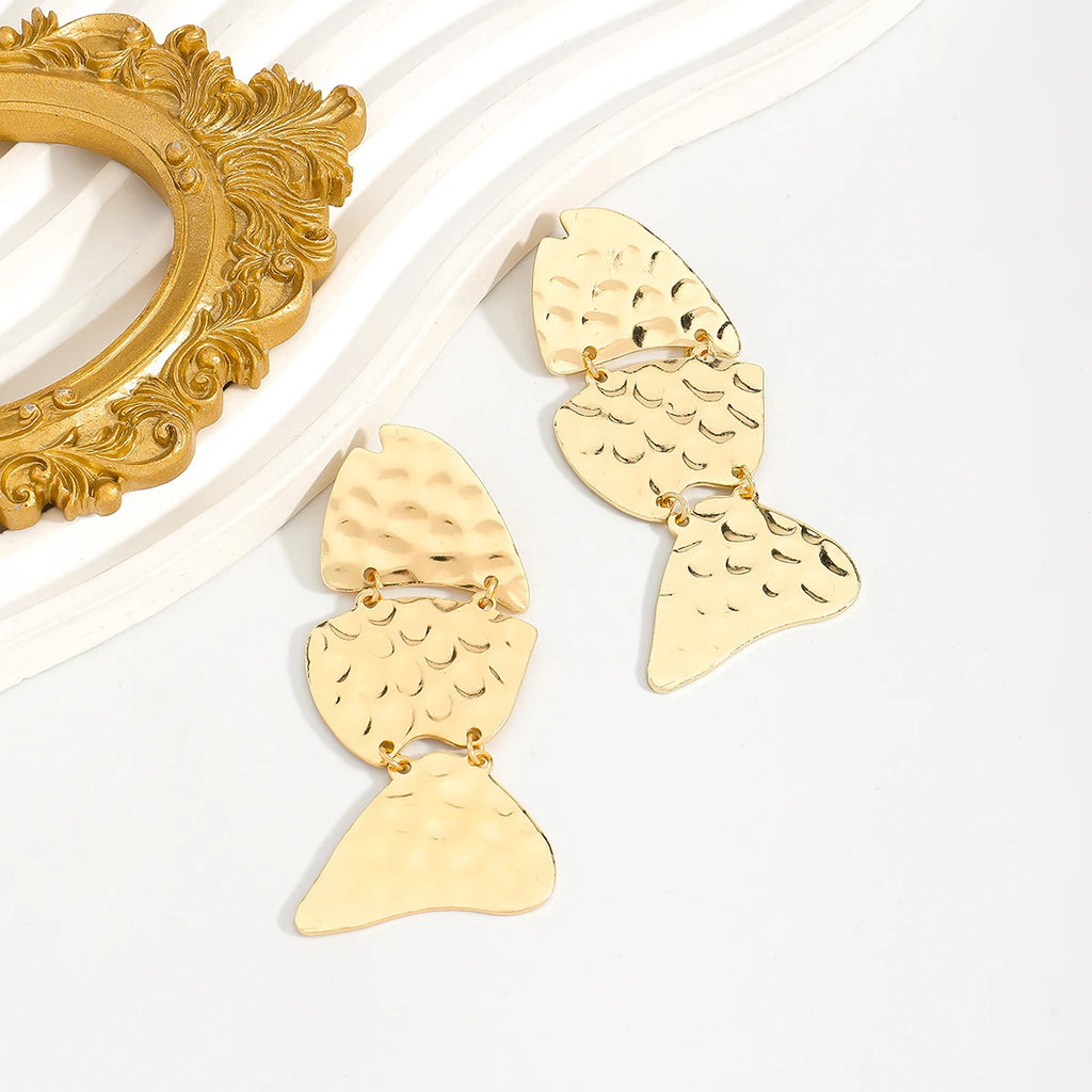 Gold Fish Earrings