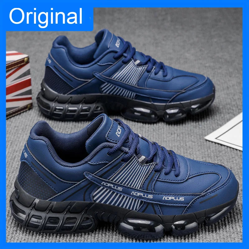 Men's Sports Shoes Light Anti-Slip Rebound Flat Bottom Outdoor Walking Leisure Shoes Autumn Fashion Versatile Running Shoes