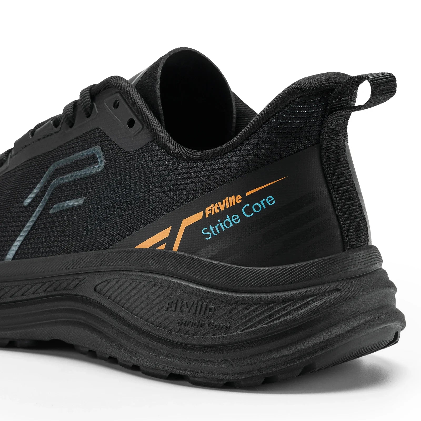 Fitville Men's Soft Running Shoes Wide Design Athletic Walking Trainers Lightweight Comfortable Sport Sneakers for Swollen Feet