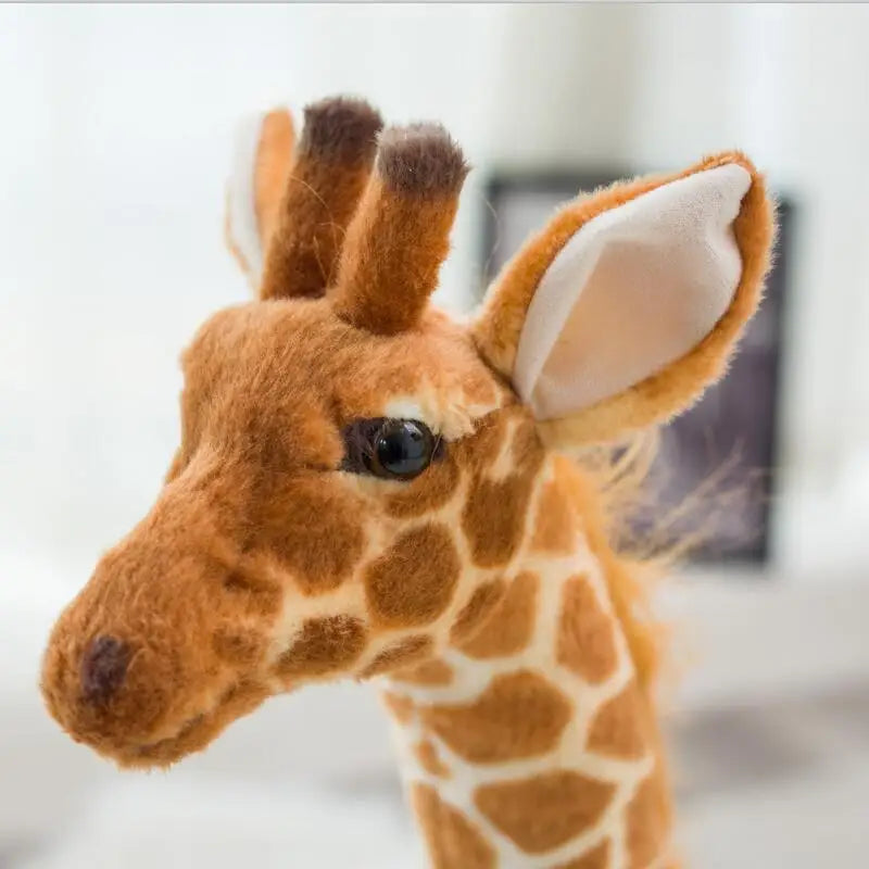 High Quality 140cm Simulation Giraffe Plush Toys Cute Stuffed Animal Soft Giraffe Doll Birthday Gift Toy