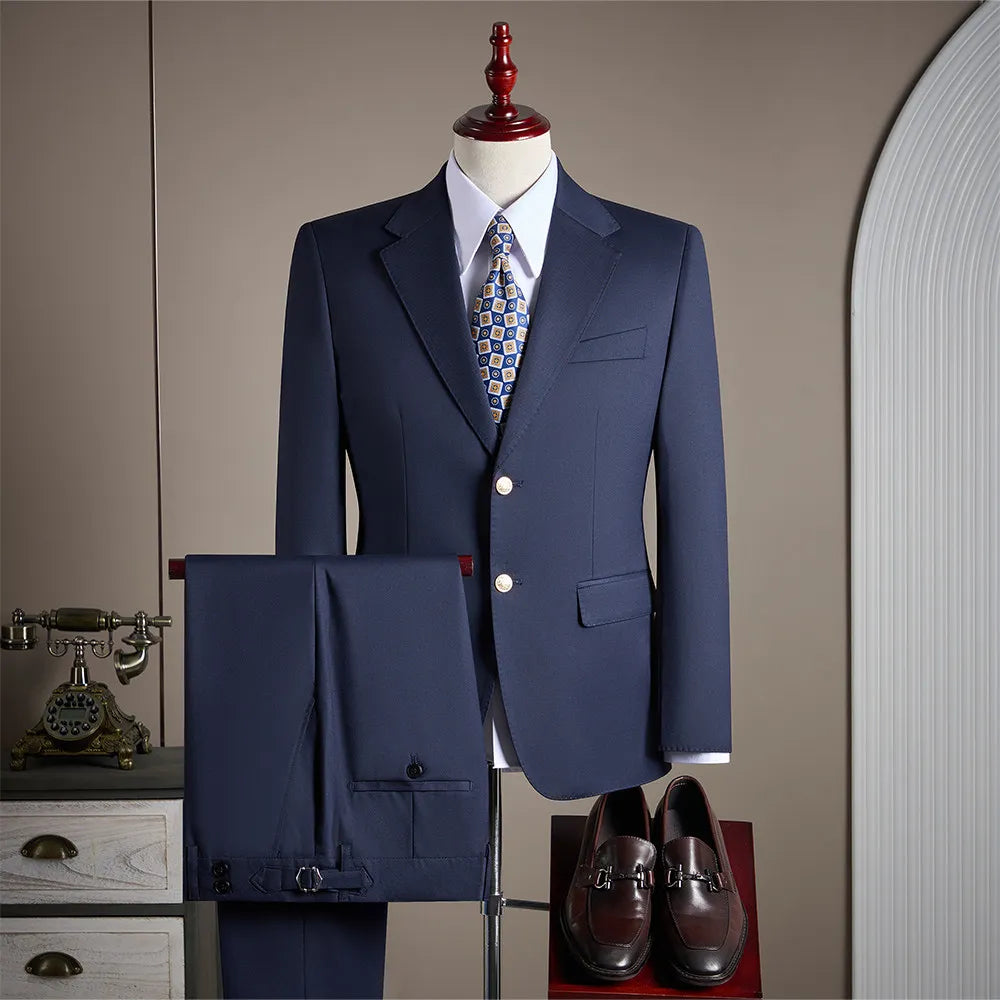 High-end men's wedding party