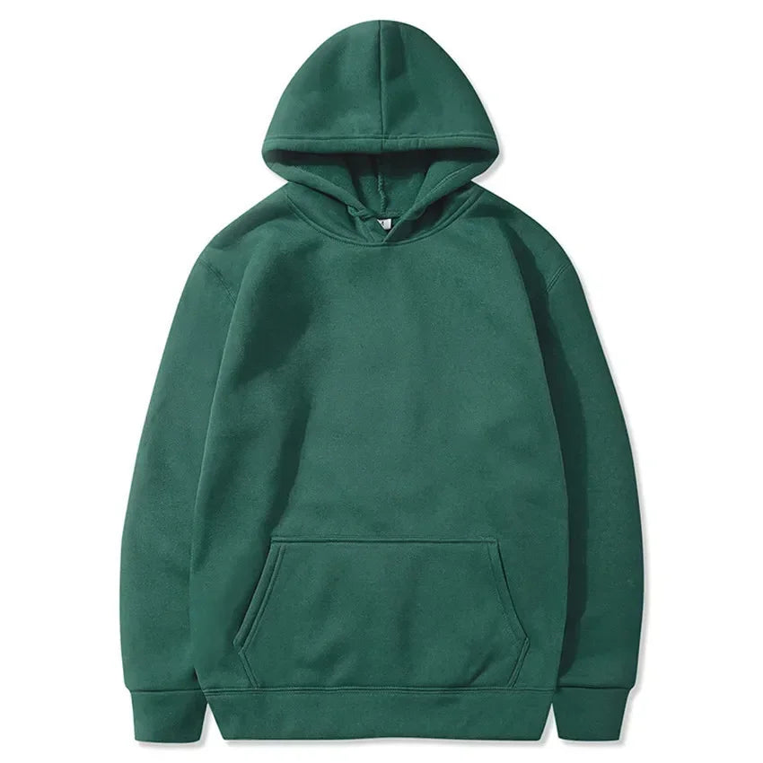 Men's Brand Monochrome Casual Top - Hip-hop Hoodies for Men and Women - Sportswear in Red, Black, Gray, Pink - Fashionable Autumn Wear