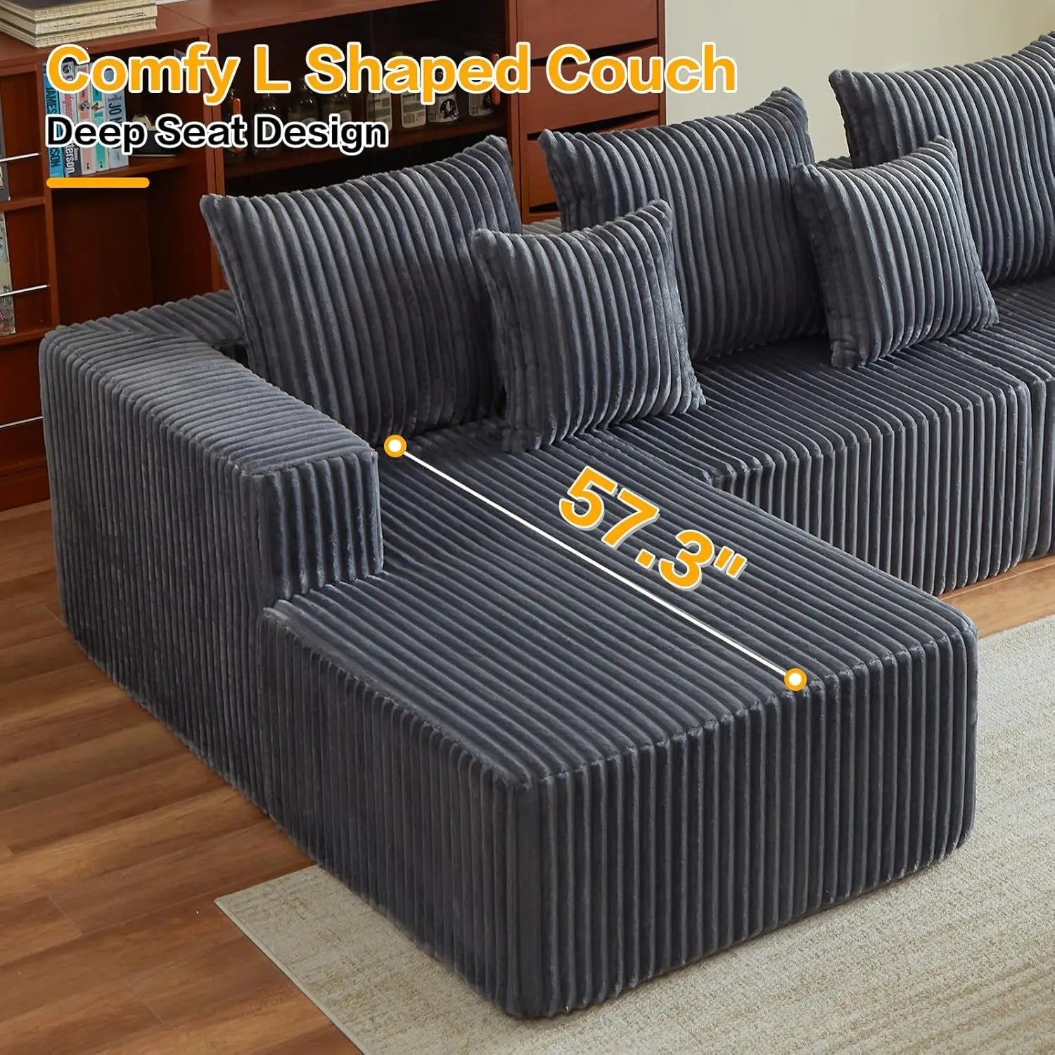 Madeleine L-Shaped Sectional Sofa