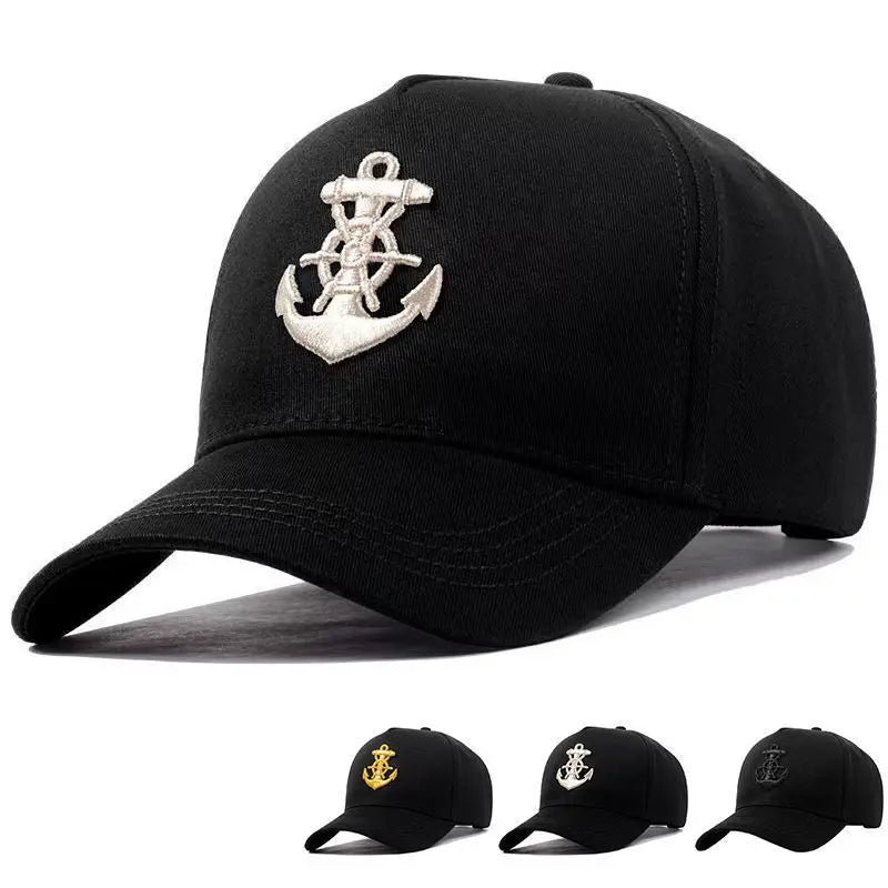 Ship anchor three-dimensional embroidery