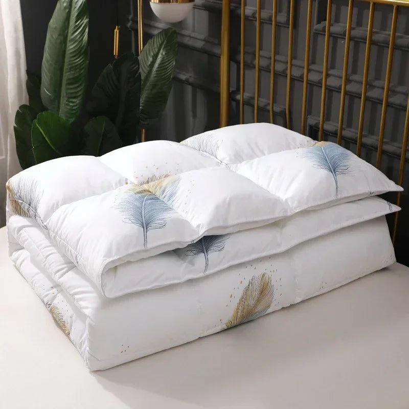 Fashion Print White Goose