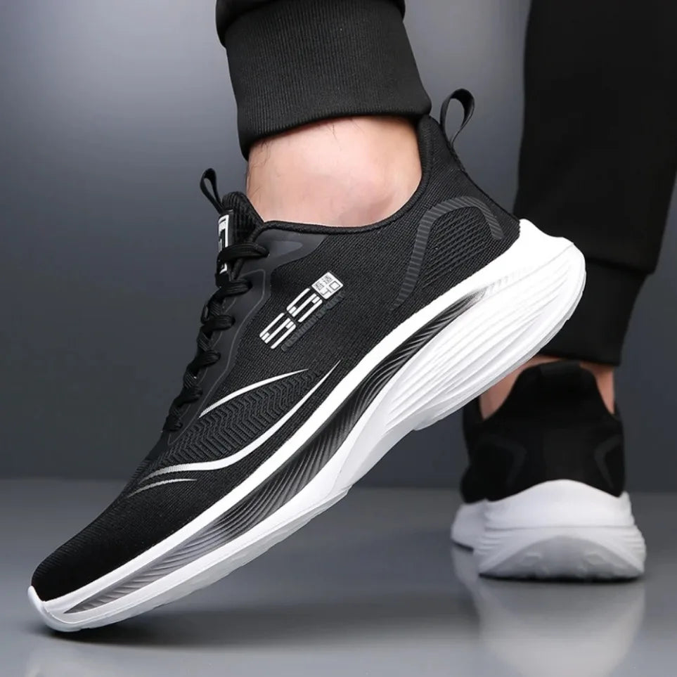 Swartz Marathon Shoes Men Sneakers - Comfortable Lightweight Sports Running Shoes - Luxury Footwear