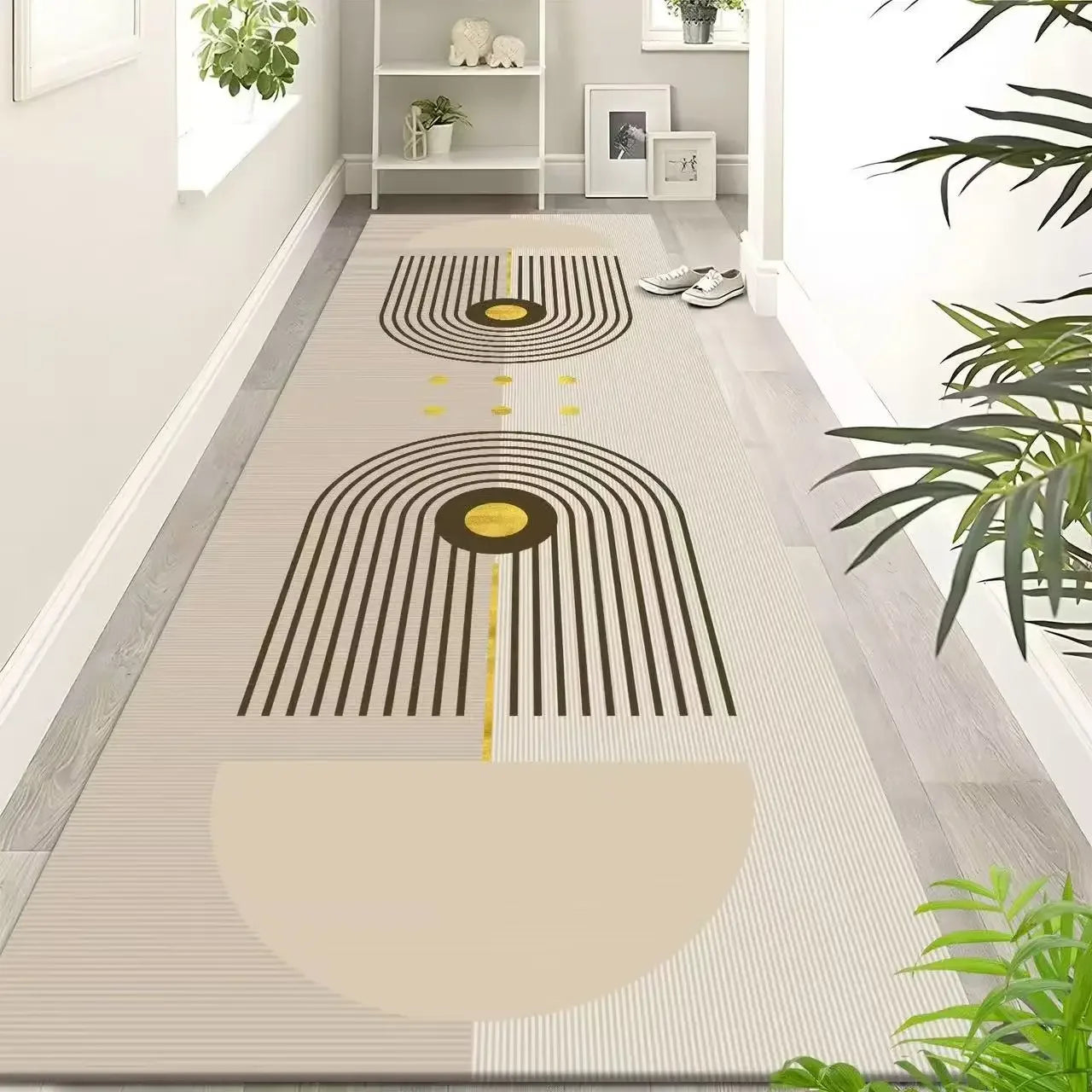 Modern Luxury Aisle Walkway Carpet Hallway Passageway Decor Area Rug Corridor Long Runner Doorway Floor Mat Non-slip tapis salon