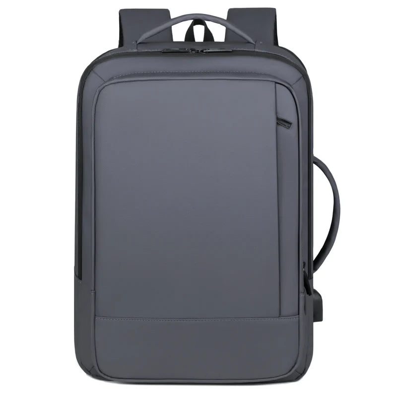 Rilibegan Men Travel Backpack Expand Oxford Big Capacity USB Charge