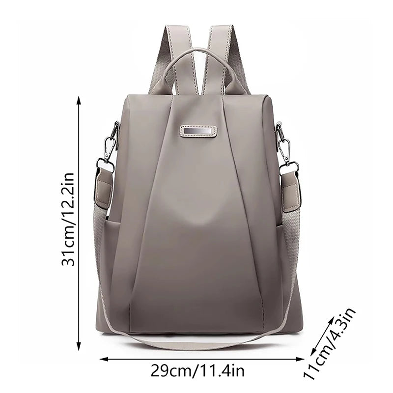 New Fashion Large-capacity Anti-theft Nylon Backpack Lightweight