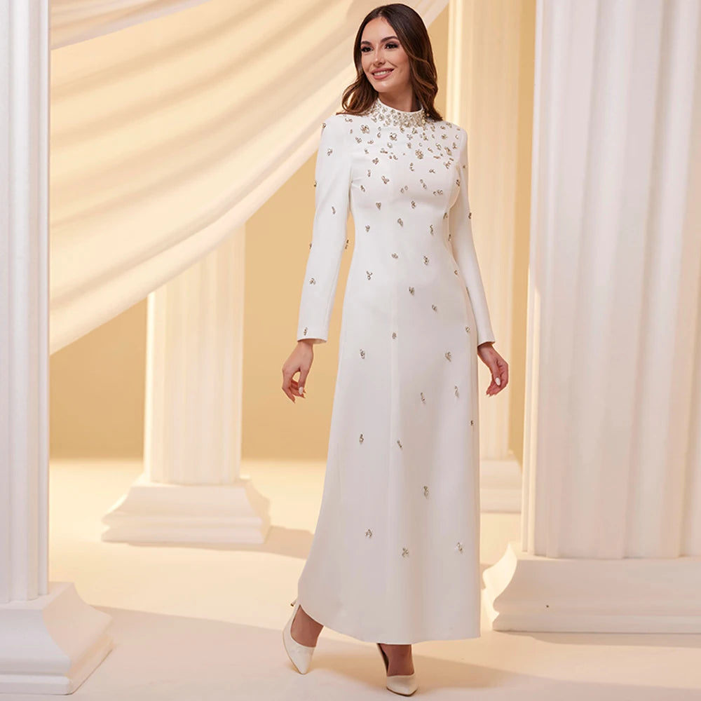 Simple Jersey Evening Dress