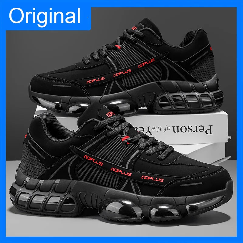 Men's Sports Shoes Light Anti-Slip Rebound Flat Bottom Outdoor Walking Leisure Shoes Autumn Fashion Versatile Running Shoes