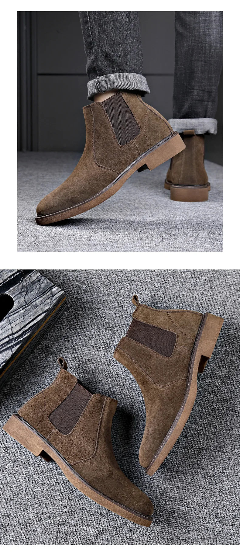 Men's Chelsea Leather Boots