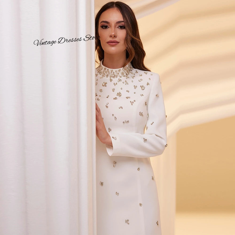 Simple Jersey Evening Dress