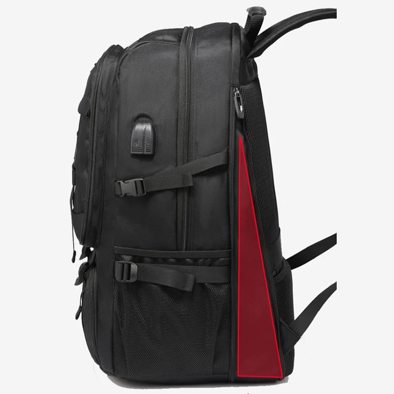 50L 80L Large Travel Backpack Men Separate Shoe Compartment Business