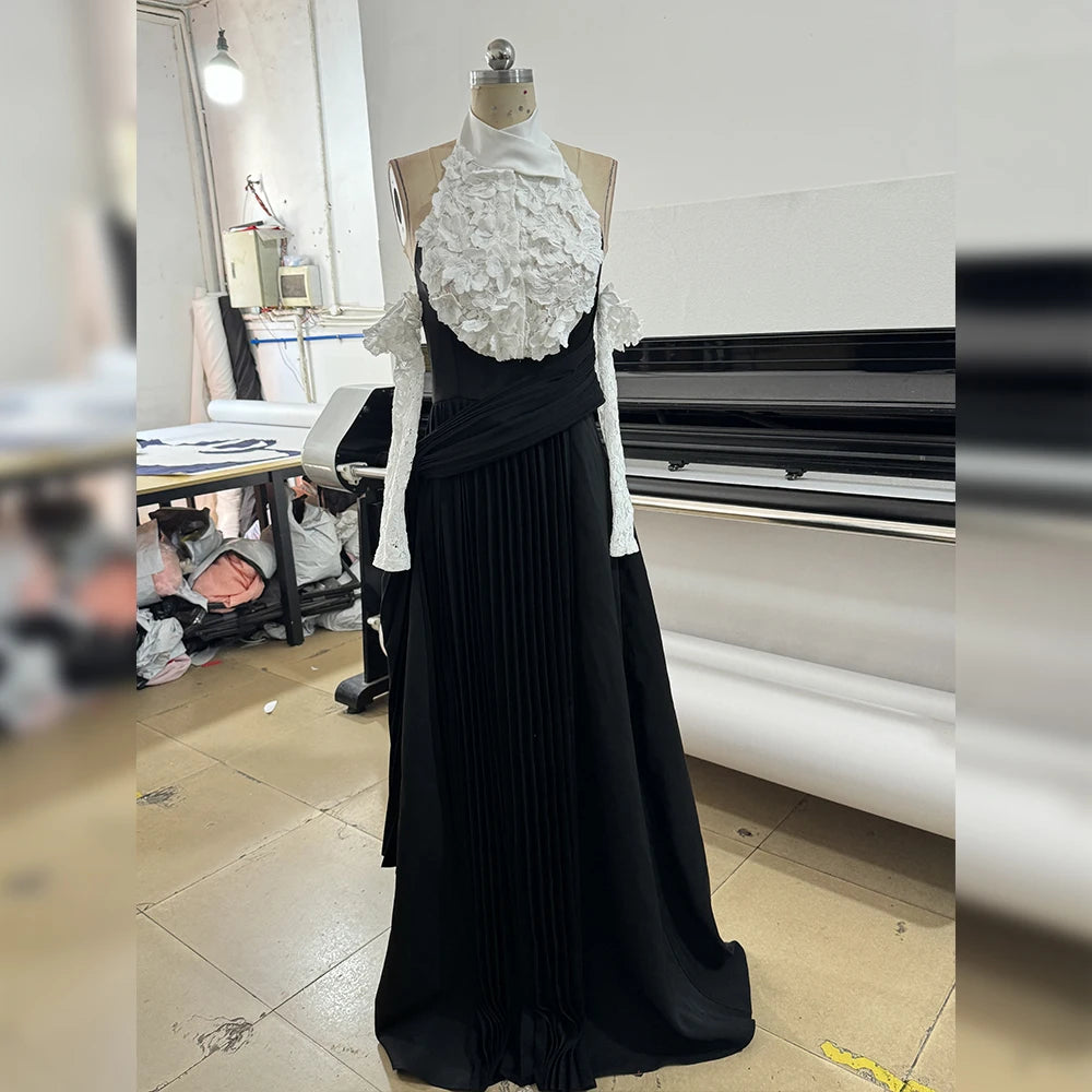 Vintage Sleeveless Halter Gown