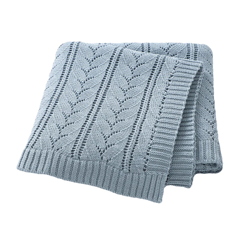 Baby Blankets Knitted Breathable Newborn Boy Girl Cotton Stroller Bedding Sleeping Covers 90*70cm Toddler Throw Receiving Quilts
