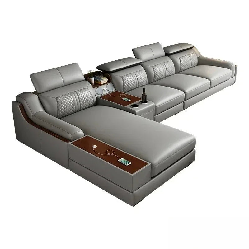 Milano Leather Sofa — Designer Collection