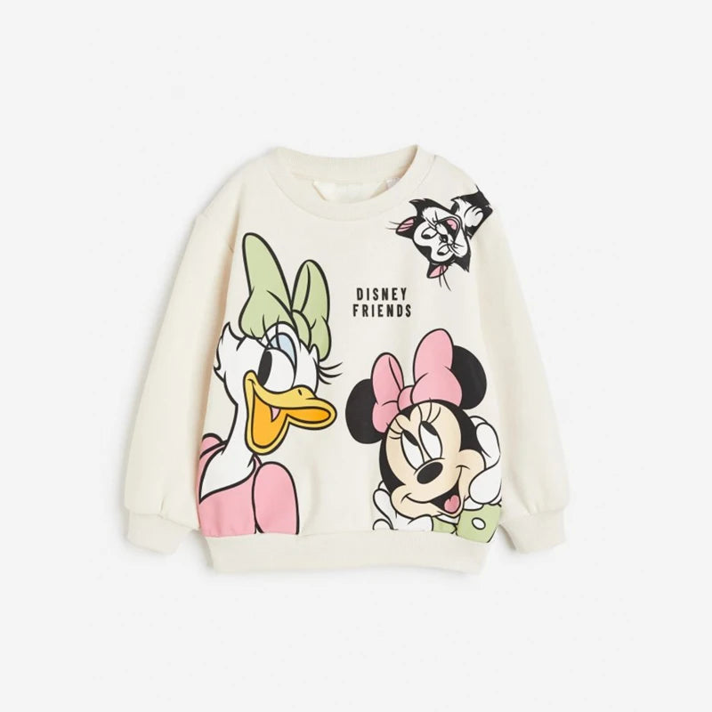 Letter Sweatshirt For Boys And Girls Long Sleeve Tops Baby 2025 Spring Autumn Wear Child New Design Printed Hoodies Outer Wear