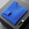 Men's 100% Merino Wool Crew Neck Sweater – Lightweight Basic