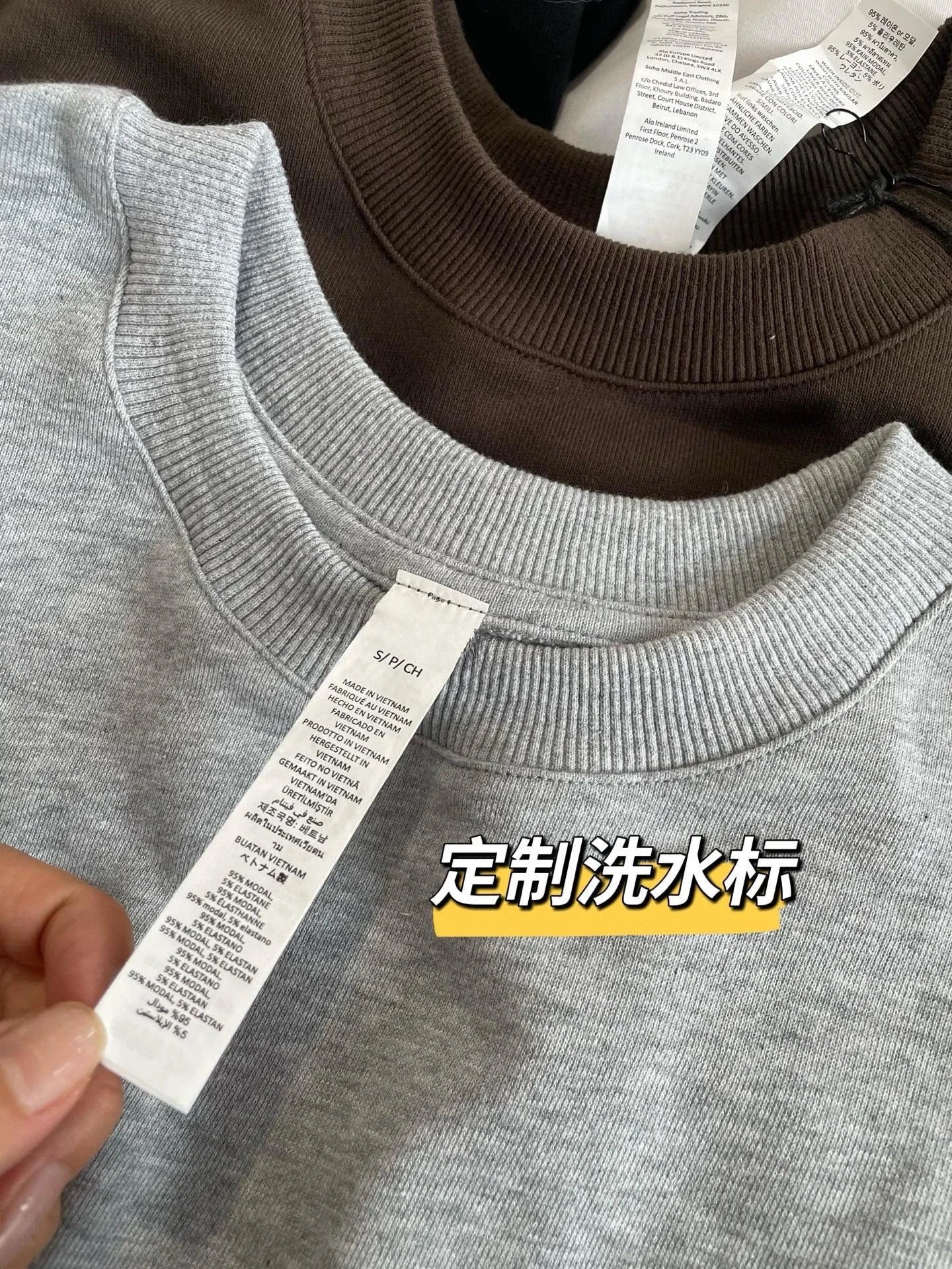Women Oversized Crewneck Sweatshirt Classic Solid Color Loose Fit Long Sleeve Casual Sports Pullover Comfortable Basic Top Daily