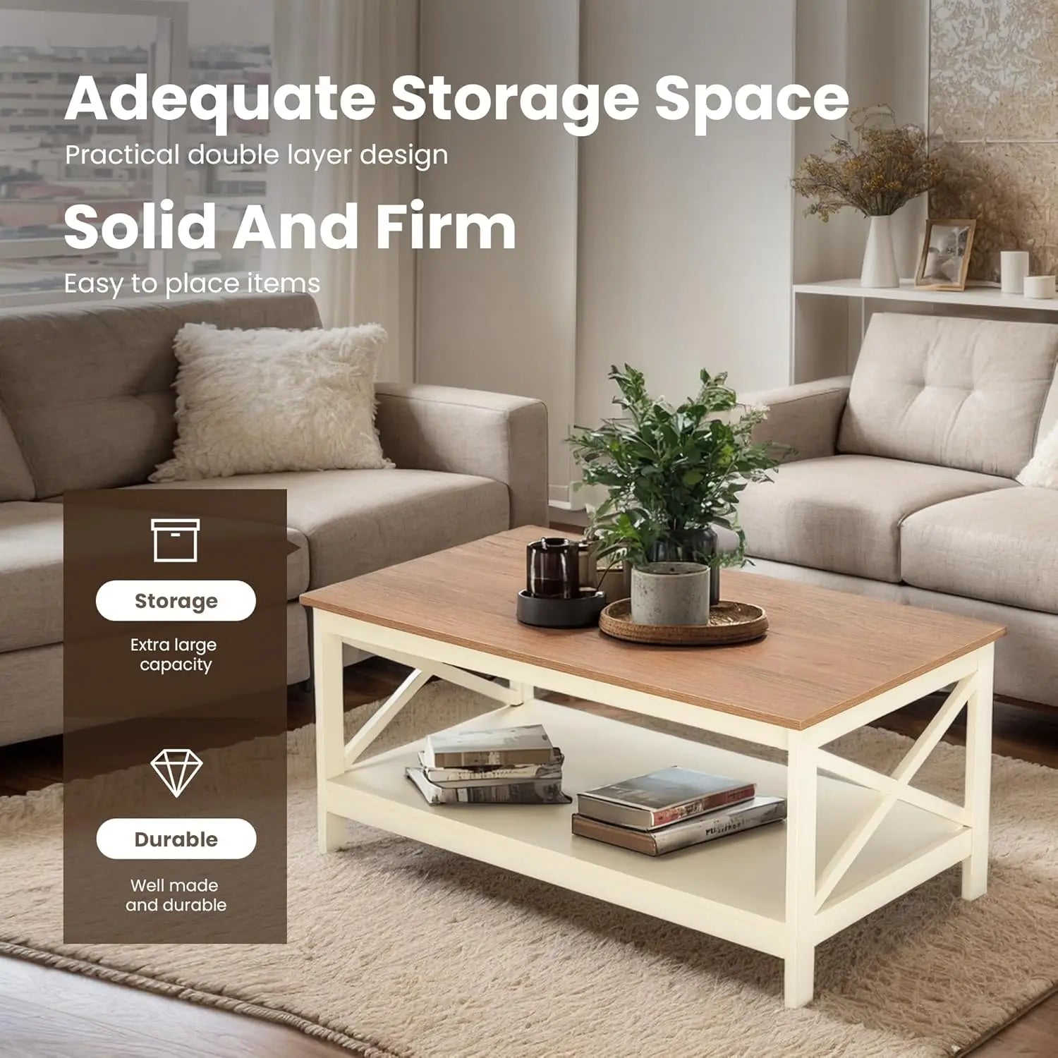 Farmhouse Coffee Table for