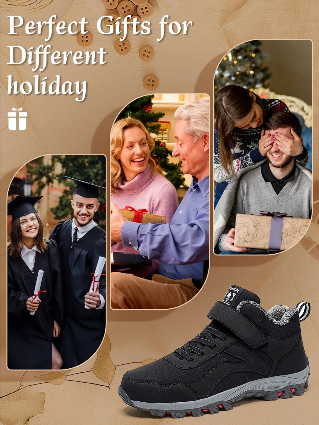 Warm Winter Shoes Men