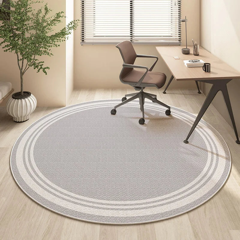 VIKAMA Japanese-Style Living Room Round Carpet, Bedroom Swivel Chair, Computer Chair, Sofa, Coffee Table Cushion, Home Decoration