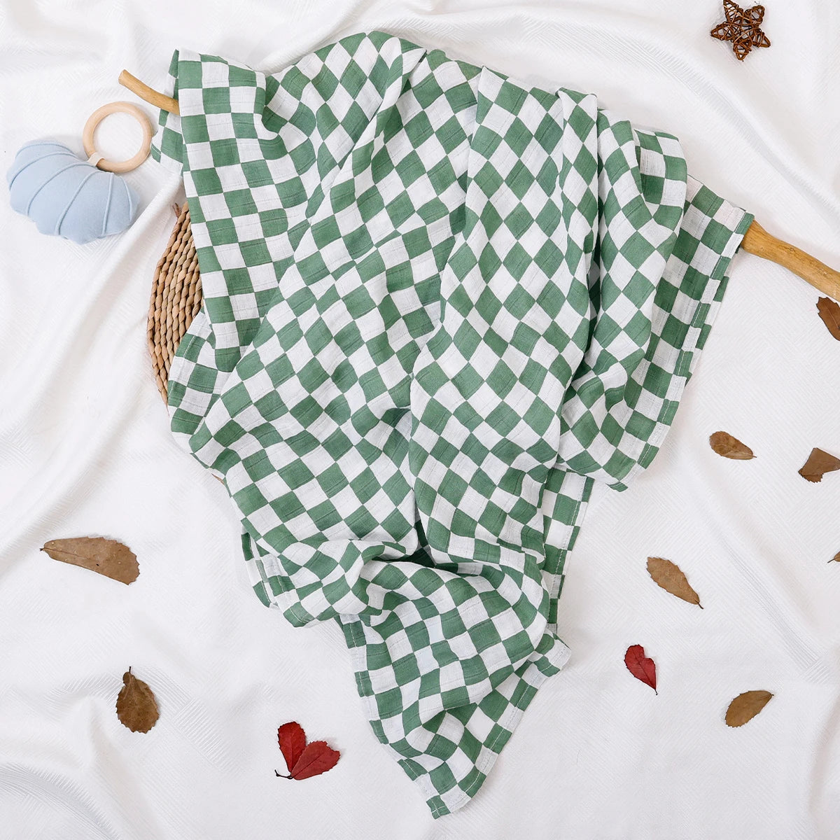 120*110CM Baby Muslin Blanket Super Soft Baby Wrap For Newborn