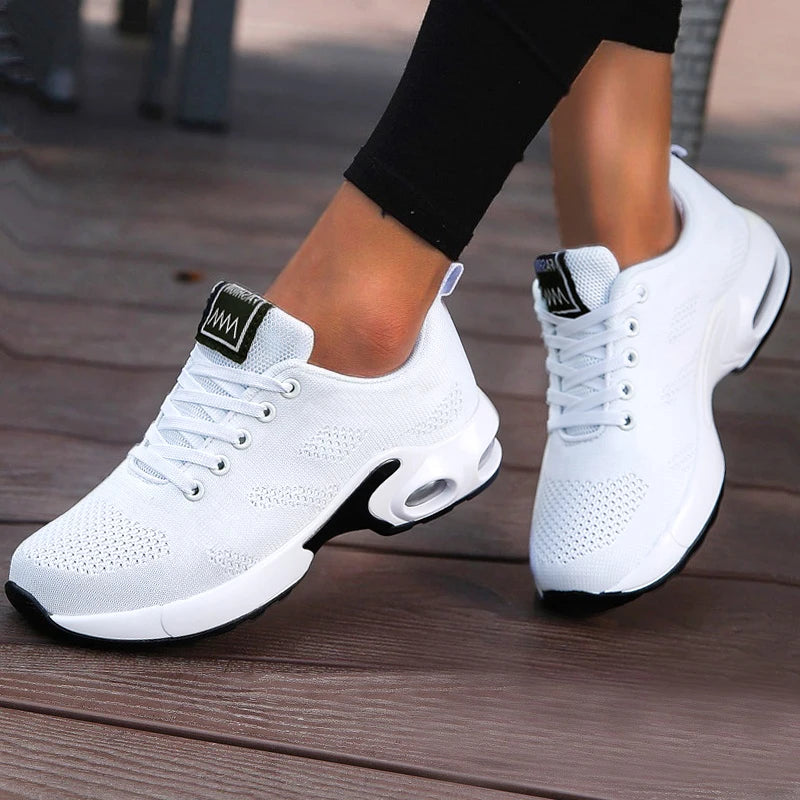 Women Platform Casual Sneakers Shoes Mesh Breathable Running Shoes Chunky Summer Sports Tennis Shoes 2024 Luxury Vulcanize Shoes
