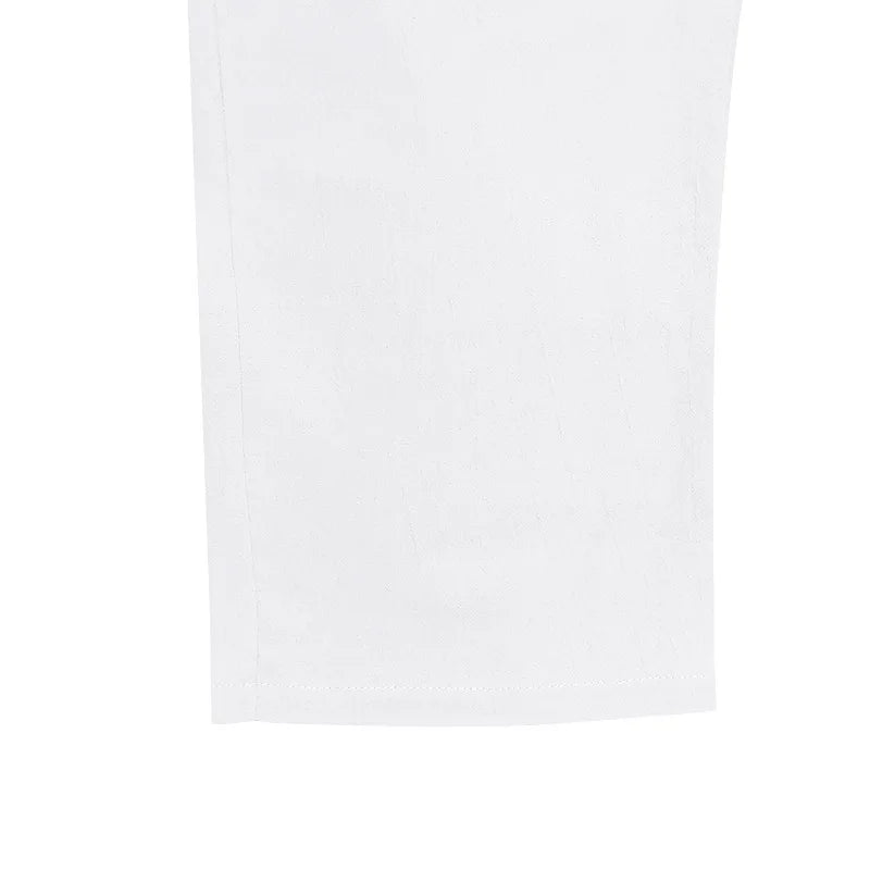 Linen Wide Leg Trousers — Summer Collection