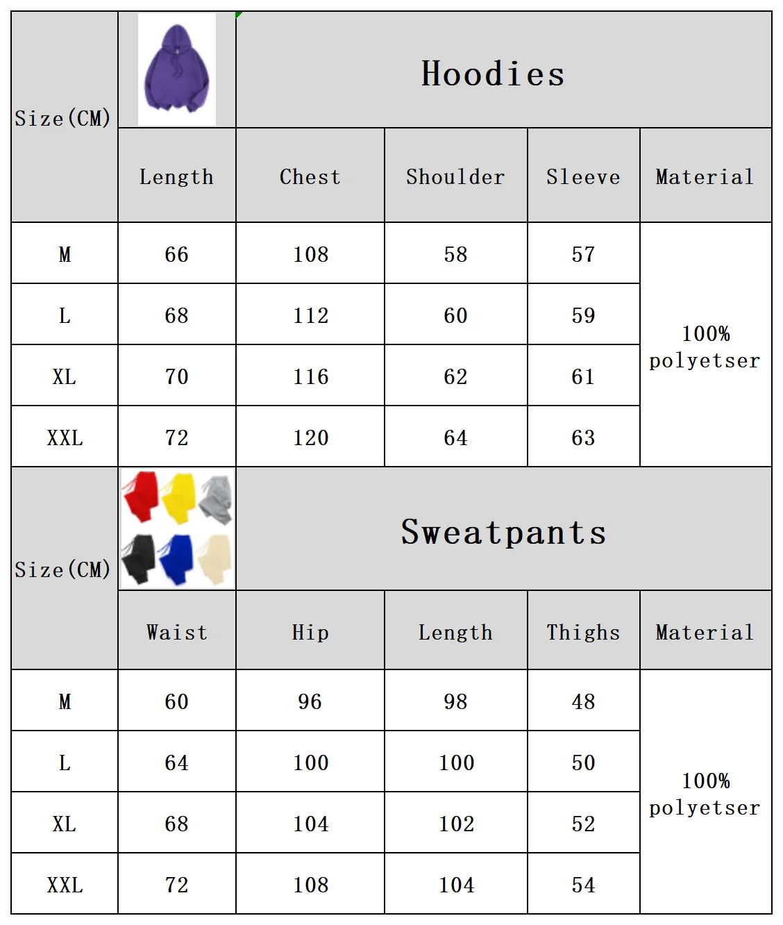 Solid Hoodies Suit Men