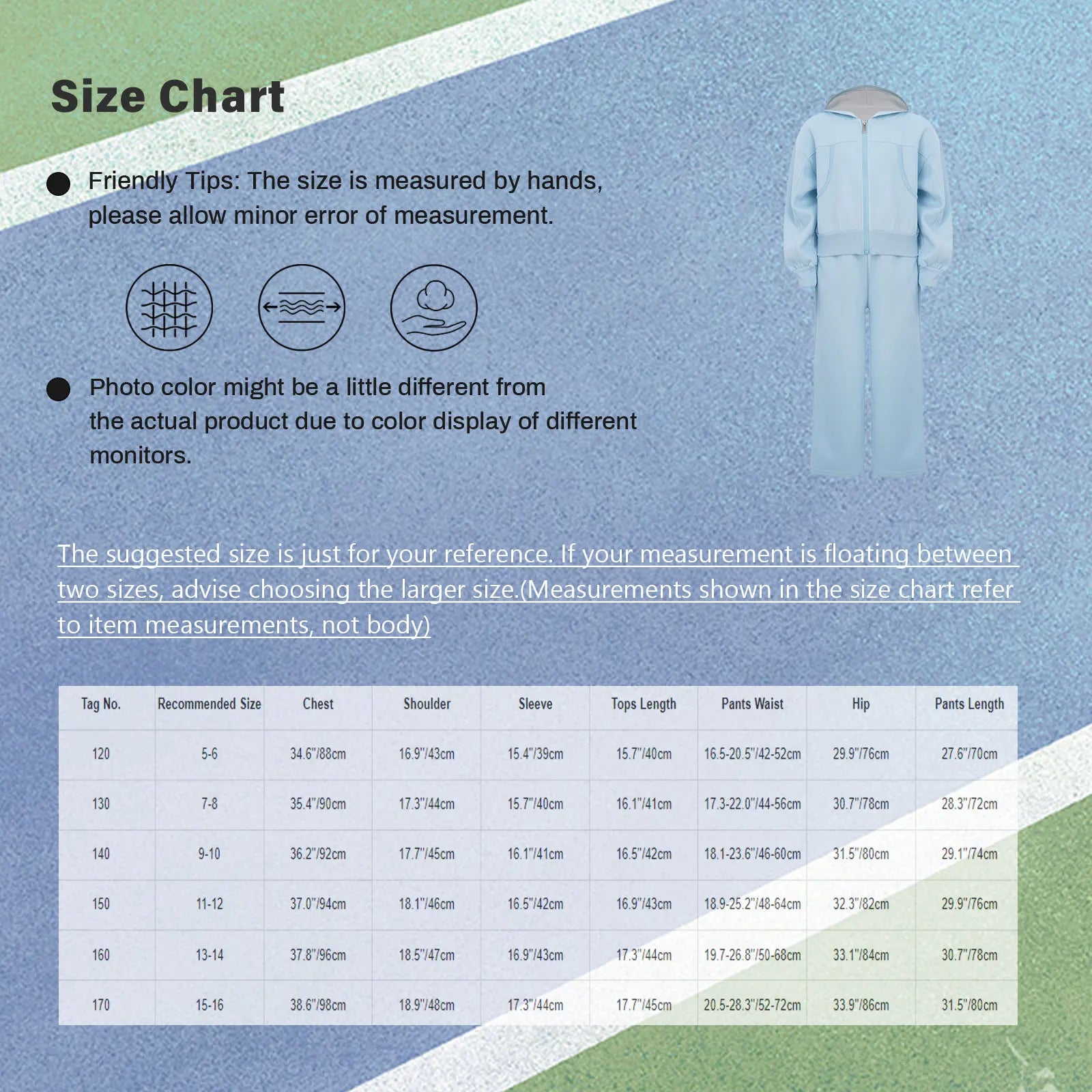 Children Girls Fashion Sports Set Long Sleeve Zipper Hooded Jacket with Pockets Wide-Leg Pants for Gym Workout Exercise Running