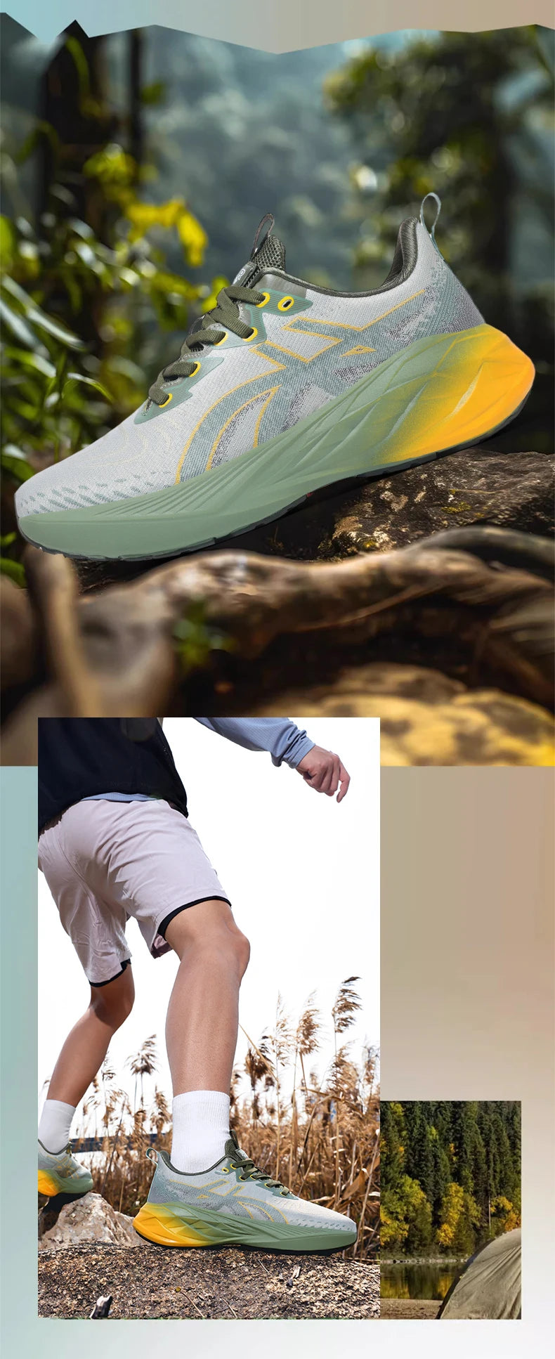 Running Shoes Training Specialty Marathon Men Sports Breathable Lightweight Comfortable Nonskid Leisure Sneakers