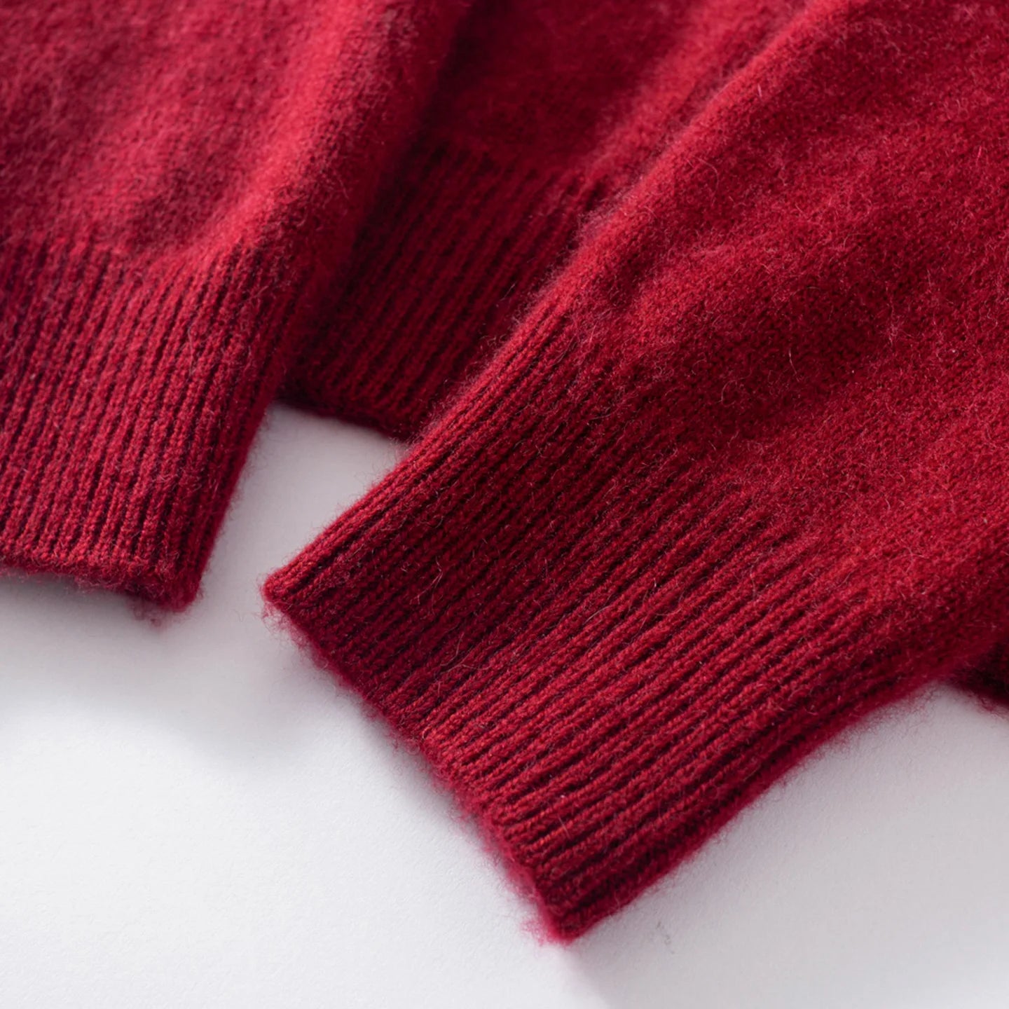 ZOCEPT Natural Cashmere Mock Neck Pullover Men Cashmere Sweater Soft Warm Jumpers Quality Casual Business Knitwear Basic Tops