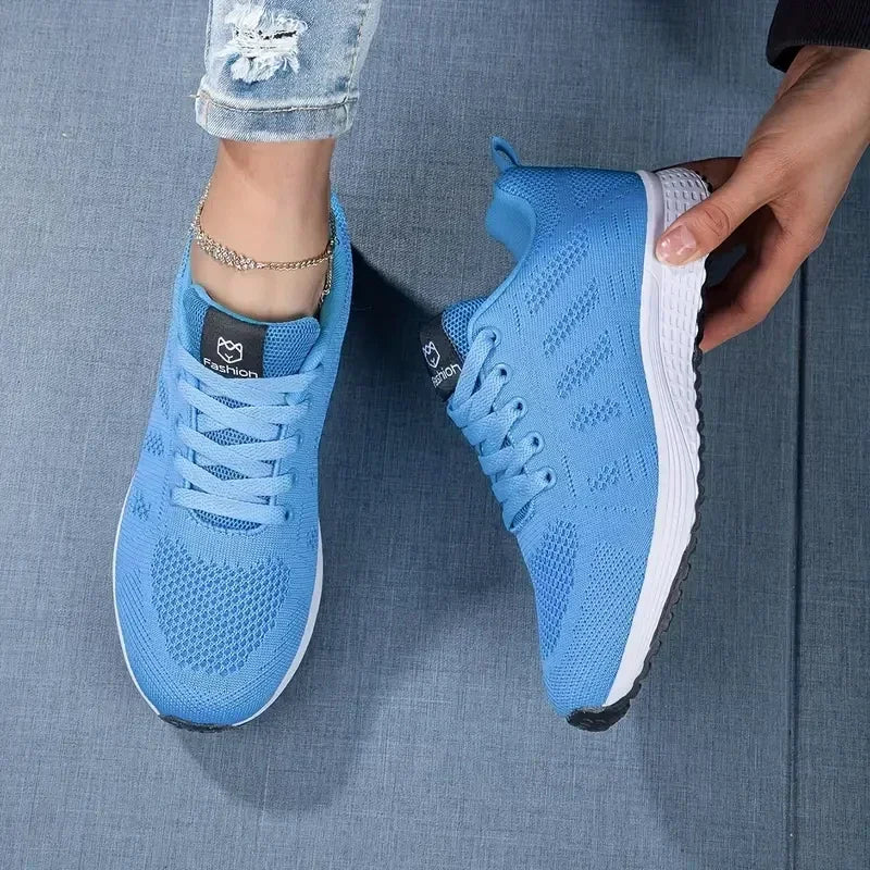 Running Shoes for Women - Breathable Casual Sneakers - Luxury Brand Sport Shoes - Summer Fashion Light Basketball Tennis Walking Shoes